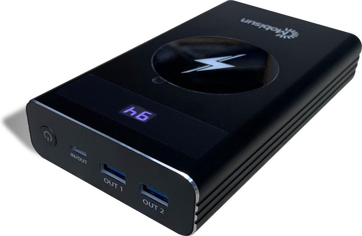 4smarts Solar Powerbank 20.000 mAh met Draadloos Opladen 10W