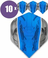 ABC Darts - Dart Flights - Pentathlon Science - Blauw - 10 sets (30 stuks)