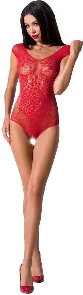 PASSION WOMAN BODYSTOCKINGS | Passion Woman Bs064 Bodystocking Red One Size