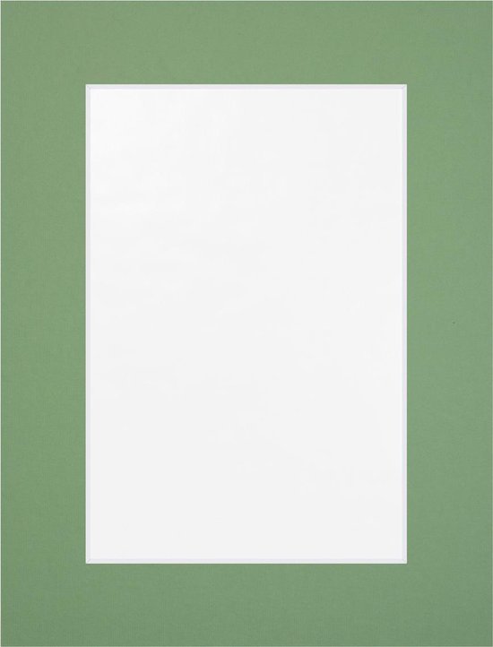 Anhow 8 Stuks Passe-Partout 20x30, Passepartout Karton 20x30 cm Binnenafmetingen Passe Partout Extern Formaat 30x40 cm voor Schilderijen, Foto's, Kunstafdrukken - Wit/ 1,5 mm