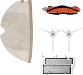 Roborock S5/S5max/S6 Hoogefficiënt Filters(2stucks)+Zijborstel Set (2 Stuks)+ Mopping cloth(2stucks)+Borstel vervanging(1stucks)