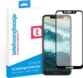 Telefoonglaasje Screenprotectors Geschikt voor Motorola Moto One - Volledig Dekkend - Gehard Glas Screenprotector Geschikt voor Motorola Moto One - Beschermglas van rand tot rand