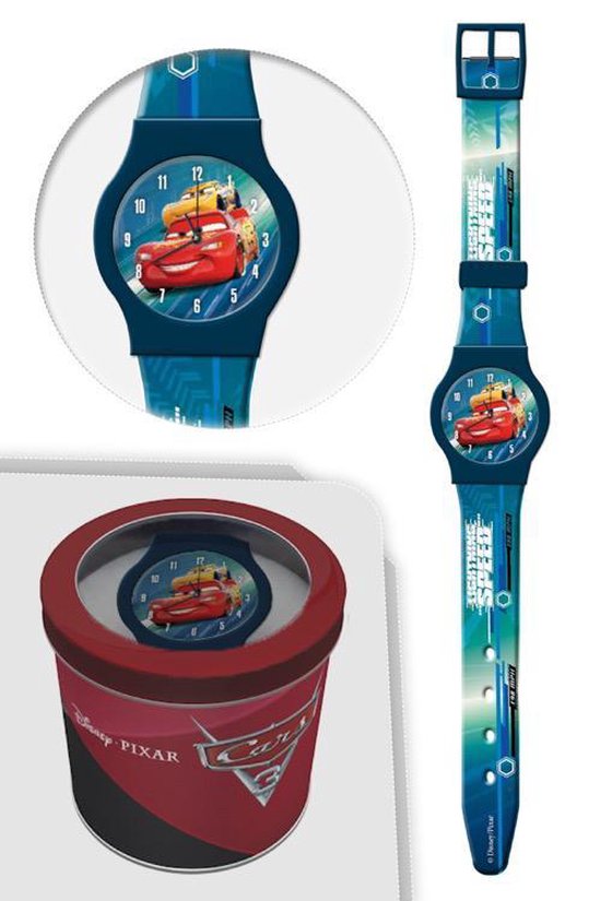 Disney Cars Uurwerk Horloge in leuk doos