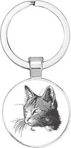 Akyol - Kat sleutelhanger - Sleutelhanger Kat - Katten pootjes Sleutelhanger - Katten - Poesje sleutelhanger - Cadeau kat - Cat keychain - Kattenspeelgoed