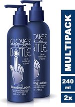 Gloves In A Bottle (GIAB) | Beschermende, hydraterende, herstellende Lotion | Droge, Schrale, Geïrriteerde Huid | Voordeelverpakking 2 x 237 ml