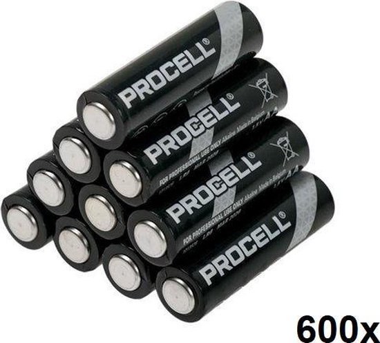 600 Stuks - ProCell AA Batterijen - Bulk - | bol.com