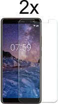 Nokia 7 Plus Screenprotector - Beschermglas Nokia 7 Plus Screen Protector Glas - 2 stuks