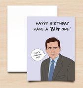 COOL&FAMOUS WENSKAART THE OFFICE - STEVE CARREL