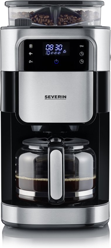 Severin KA 4813 – koffiezetapparaat met bonenmaler – glazen kan