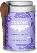 Purple Chocolate-Justea-Biologisch-Losse thee-Chocola-Fairtrade-Kado