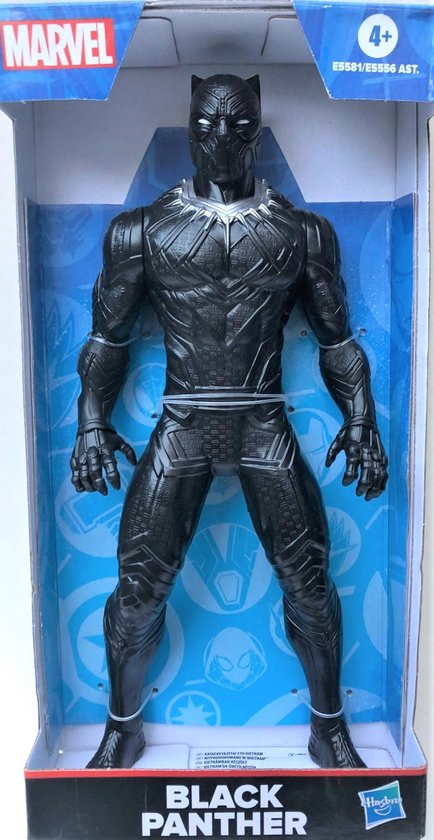 Black Panther - Superheld - 24 cm - Marvel - Van Hasbro - Actiefiguur - Speelgoedheld