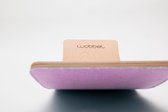 Wobbel Starter Wilde Rozen (roze) - Houten balance board van 70 centimeter - Geschikt voor 0 tot 3 jaar