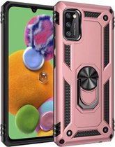 Samsung Galaxy A41 Hybride Hoesje - Roze