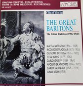 The Great Baritons  - Italian Tradition (1906-1940)