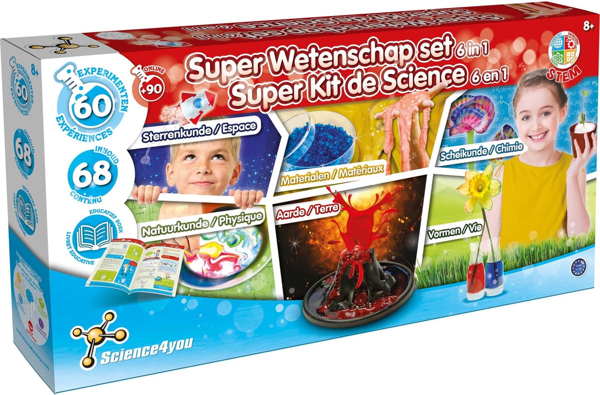 Science4you: Super Kit Scientifique 6 en 1 – Groupe Kais