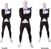 Morphsuits Tuxedo maat XXL (vanaf 189cm ) - Zwart | Wit