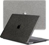 Lunso - cover hoes - MacBook Pro 13 inch (2020) - Glitter Zwart