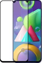 Azuri Tempered Glass flat RINOX ARMOR - zwart frame - Samsung M21 FG
