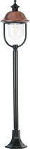 Buitenlamp 118 cm staand 230v - Verona-II - Zwart / koper