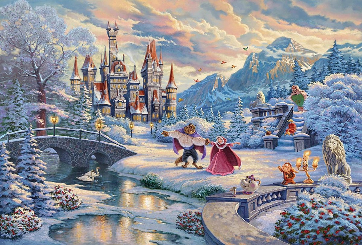 zoals dat wasmiddel waarschijnlijkheid Schmidt Puzzle Legpuzzel Disney Belle En Het Beest 1000 Stukjes | bol.com