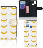 Flip Cover Geschikt voor Samsung Galaxy M31 Telefoon Hoesje Banana
