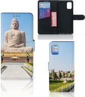 Smartphone Hoesje Geschikt voor Samsung Galaxy A31 Bookcase Boeddha