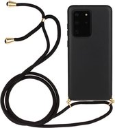 Soft TPU Nek Strap hoesje voor Samsung Galaxy S20 Ultra - Zwart