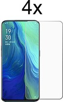 Oppo Reno Screenprotector Glas - Beschermglas Oppo Reno Screen Protector Glas - 4 stuks