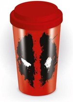 FANS Dc Comics Deadpool Splat - Ceramic Travelmug