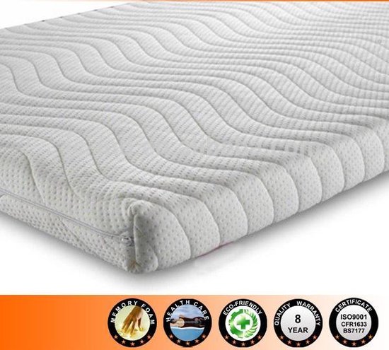 Traagschuim NASA topdekmatras/topper 140x190 dikte 7 cm