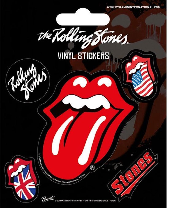 The Rolling Stones Stickers (Multicolour)