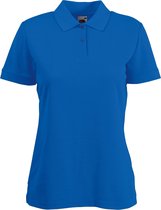 Fruit Of The Loom Vrouwen Dames-Fit 65/35 Poloshirt Korte Mouwen (Royaal Blauw)