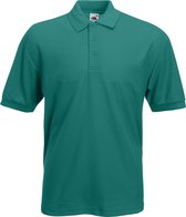 Fruit Of The Loom Heren 65/35 Pique Poloshirt Korte Mouwen (Emerald)