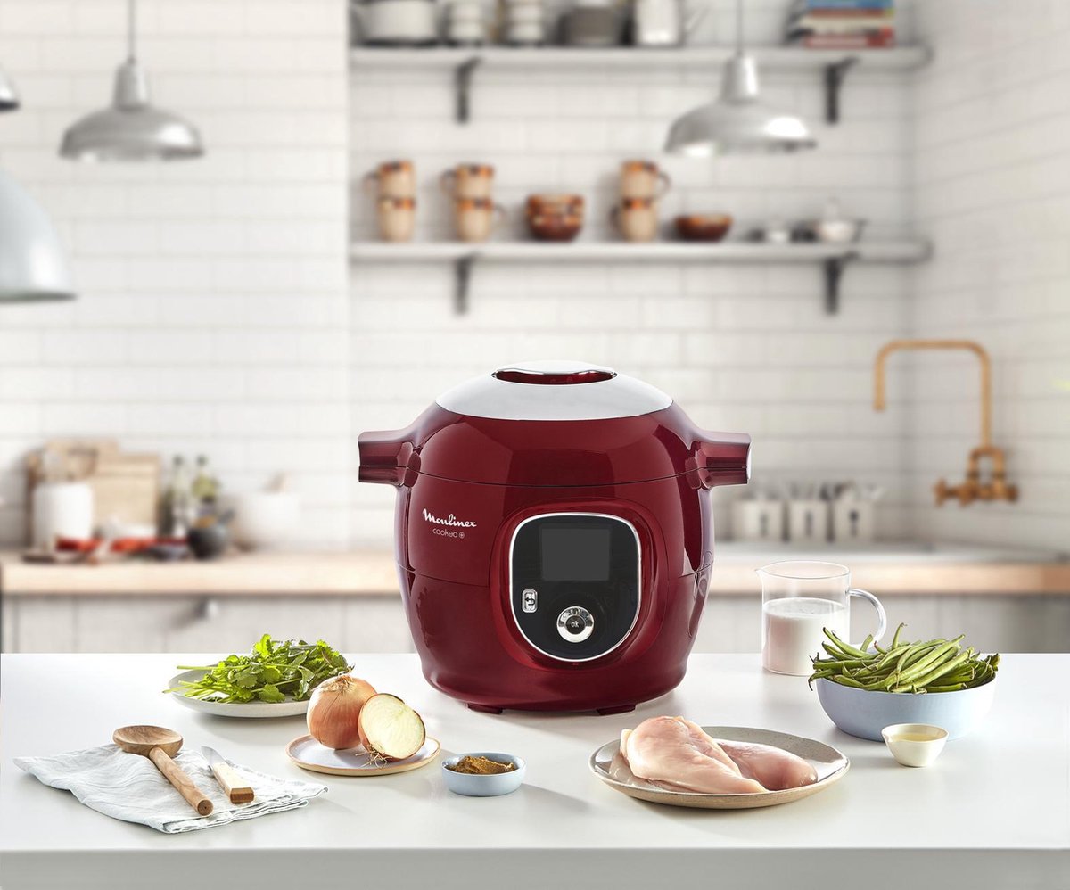 Moulinex Cookeo + CE85B510 - Multicuiseur - Rouge | bol