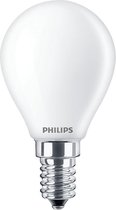 Philips Lighting 76343500 LED-lamp Energielabel F (A - G) E14 Kogel 4.3 W = 40 W Warmwit (Ø x l) 4.5 cm x 8.2 cm 1 stuk(s)
