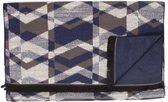 Jashua | Sjaal v-pattern viscose in navy