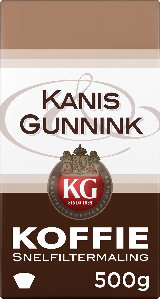 Kanis & Gunnink Regular Filterkoffie - 6 x 500 gram thumbnail 2