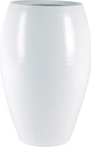 Vase cresta pure white witte bloempot binnen 23 cm