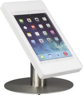 iPad tafelstandaard Fino voor iPad 9.7 – wit/RVS – homebutton & camera bedekt