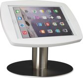 iPad tafelstandaard Lusso voor iPad 9.7 – wit/RVS – homebutton & camera bedekt