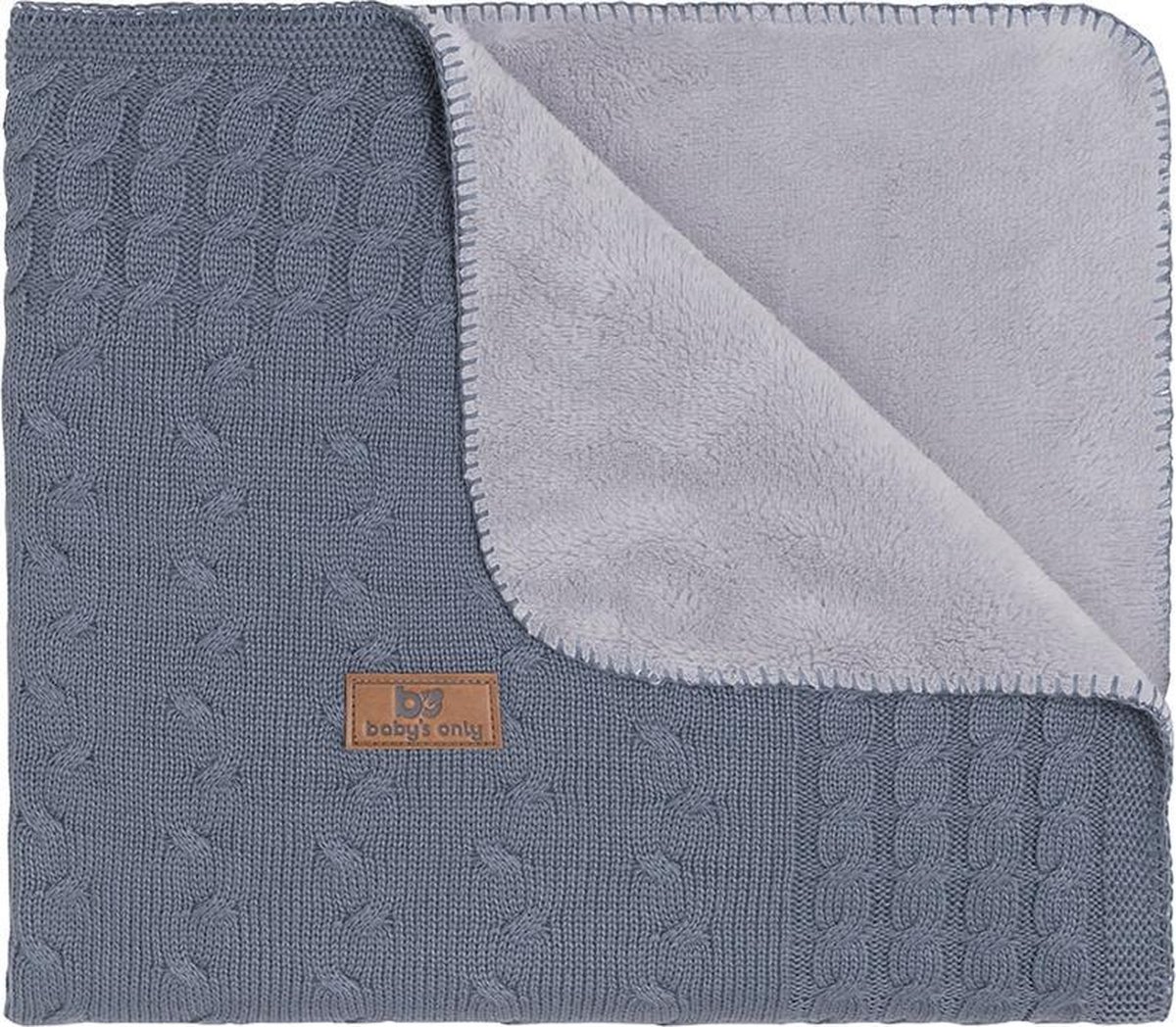 Baby's Only Ledikantdeken soft Sparkle goud-ivoor mêlee