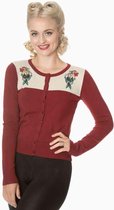 Dancing Days Cardigan -XL- MERMAID MAIDEN Rood