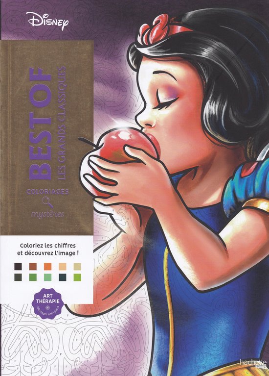 Coloriages Mysteres Disney Les Grands Classiques - Kleurboek voor volwassenen - hachette heroes - hachette heroes
