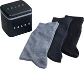 FALKE Happy Box 3-Pack cadeau geschenkset Katoen Multipack Heren Sokken veelkleurig - Maat 43-46