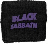 Black Sabbath - Purple Wavy Logo Zweetband - Zwart