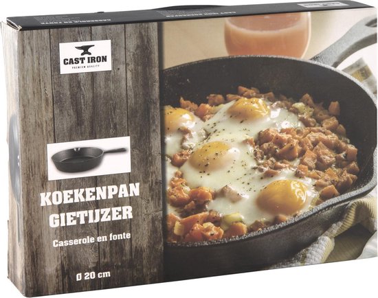 Cast Iron Gietijzer – 20cm