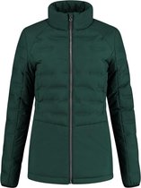 Travelin' Jack Fell - Gevoerde damesjas - Winddicht en Waterafstotend - Winter - Groen - Maat 38