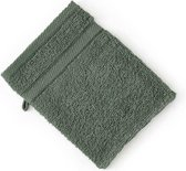 LINNICK Pure Washand 100% Katoen - Olive Green - 16x21cm- Per 12 Stuks