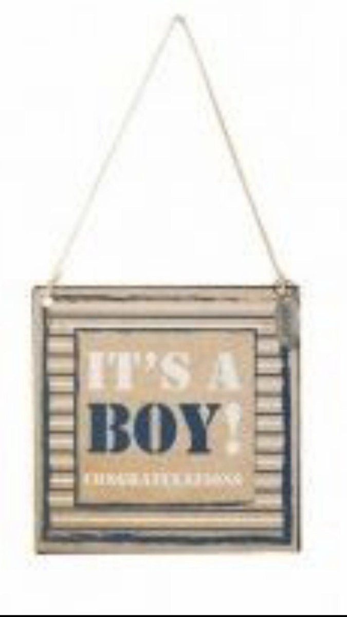 Riverdale Boy - Tekstbord - 15cm - bruin
