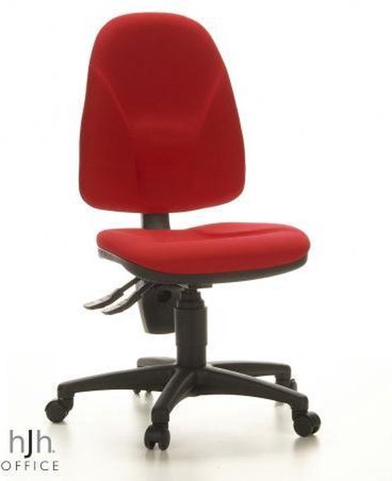 hjh OFFICE 600902 managersstoel ASPERA 20 nappaleer wit/chroom